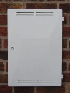 Gas - Complete Meter box door standard size - Repairmymeterbox